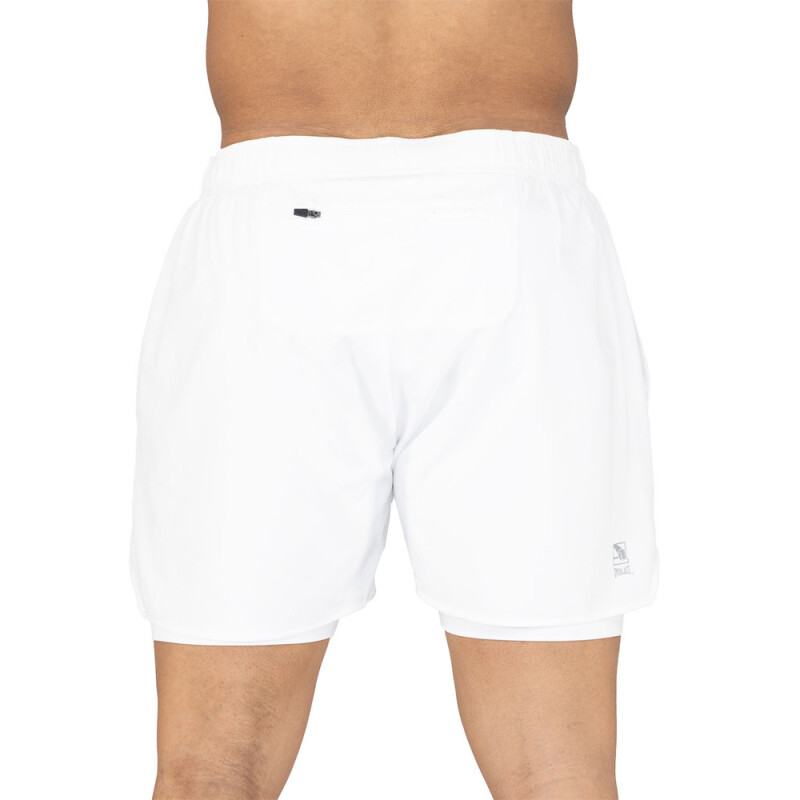 SHORT 2IN1 MEN POLY/ELAST EVERLAST MATCH WT M6 WHITE