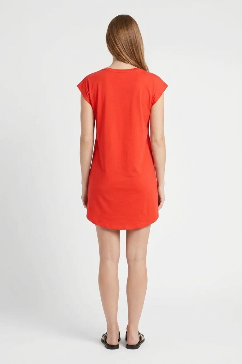 Vestido remeron estampado CORAL