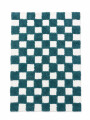 ALFOMBRA DECORATIVA DAMERO VERDE
