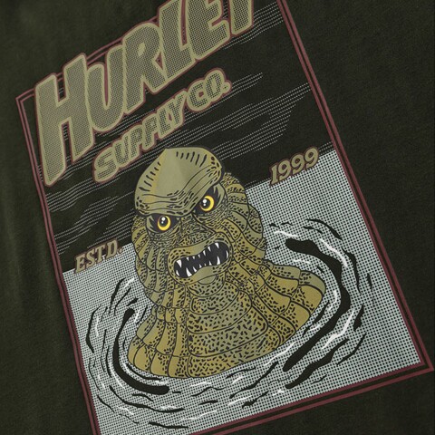 REMERA HURLEY Green