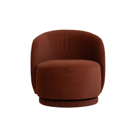 BUTACA GIRATORIA 1 CUERPO TELA ROJO UMI BORDEAUX