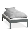 Estructura cama KILDEN 1 Plaza 90x200 gris osc Estructura cama KILDEN 1 Plaza 90x200 gris osc