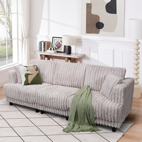 SOFÁ SILLÓN 3 CUERPOS color beige