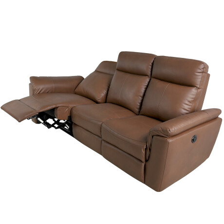 SOFA SILLÓN 3 CUERPOS RECLINABLE RETRACTIL CON SISTEMA ELECTRICO Y EN CUERO GENUINO SOFA SILLÓN 3 CUERPOS RECLINABLE RETRACTIL CON SISTEMA ELECTRICO Y EN CUERO GENUINO