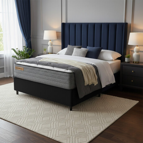 SOMMIER 2 PLAZAS EN ESPUMA - 1.40 MT - ALTURA DEL COLCHÓN 30 CM SOMMIER 2 PLAZAS EN ESPUMA - 1.40 MT - ALTURA DEL COLCHÓN 30 CM