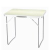 Mesa Plegable De Aluminio Cármica Beige Labrado Mesa Plegable De Aluminio Cármica Beige Labrado