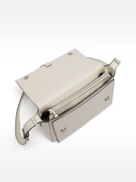 Bolso Bandolera Con Solapa Imantada crudo