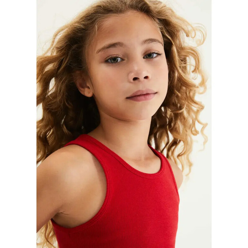 CAMISETA REGATA FEM VERMELHO ESCURO