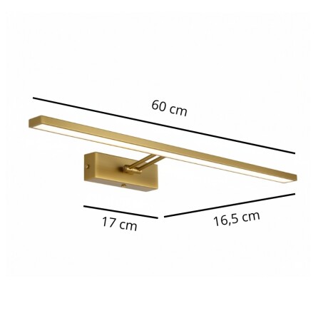 WALL 03 Luminaria Wall Brass 11W