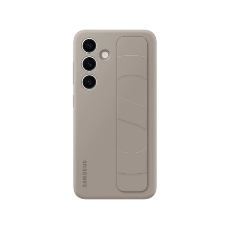 Funda Samsung Standing Grip Case con Correa y Soporte para Galaxy S24 Beige