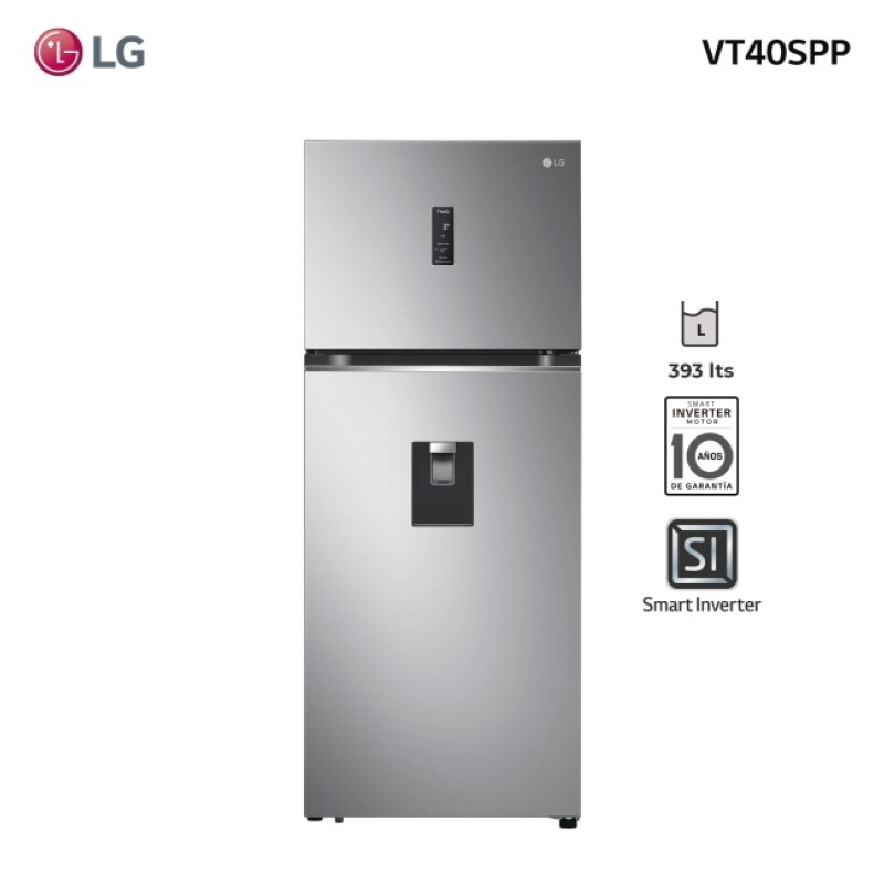Heladera Lg Vt40 Inox C/disp 423 L Heladera Lg Vt40 Inox C/disp 423 L