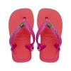 Sandalias Havaianas Baby Brasil Logo Niños Coral/rosa