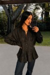 Corset Shirt Negro