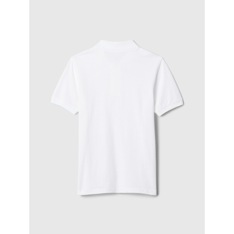V-BTS SS PIQUE POLO OPTIC WHITE 1