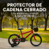 Bicicleta Infantil Shengdi R16 Canasto Parrilla Guardabarros Rojo 1