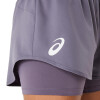 Short Tenis Match Mujer Greyish Purple