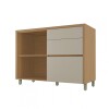 Bajo Mesada 2 Puertas 2C Condessa Marron/Gris Bajo Mesada 2 Puertas 2C Condessa Marron/Gris