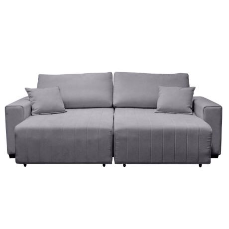SOFA RETRÁCTIL 3 CUERPOS TELA GRIS CONNECTICUT