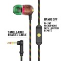 Auriculares SMILE JAMAICA (mini jack) Rasta