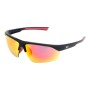 Lentes De Sol Reebok Flotante De Policarbonato Negro/Negro
