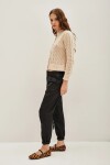 Pantalon Cargo Satin Negro