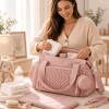 Bolso maternal XL ASH rosado