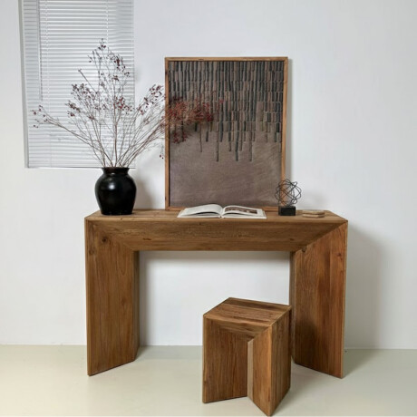CONSOLA DE ARRIME MESA LATERAL MADERA MACIZA - LÍNEA RÚSTICA CONSOLA DE ARRIME MESA LATERAL MADERA MACIZA - LÍNEA RÚSTICA