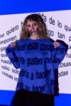 Remera no quiero hacer nada azul