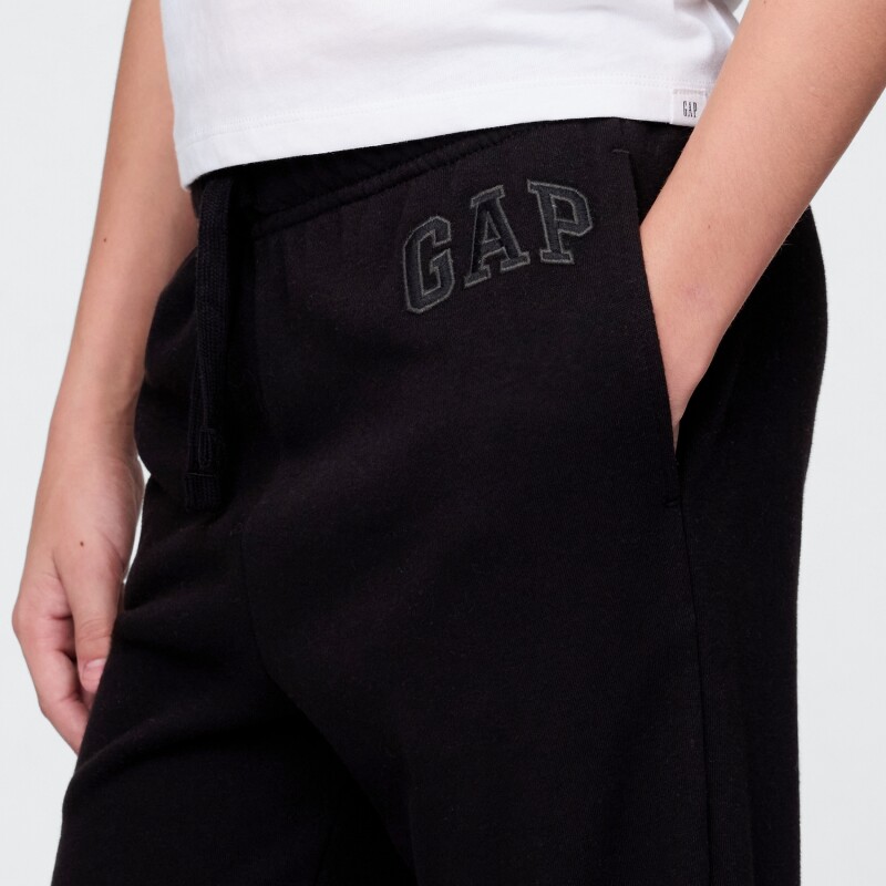 V-FRCH FT BAS HERITAGE LOGO JOG TRUE BLACK