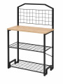 MESA AUXILIAR DE COCINA NEGRO