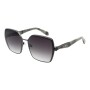 Lentes de sol De Acero Inoxidable Cuadrado Premium Negro/Ónix