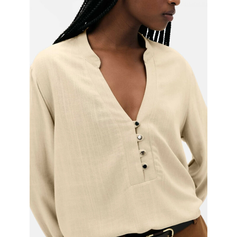 BLUSA FEM AMARELO CLARO