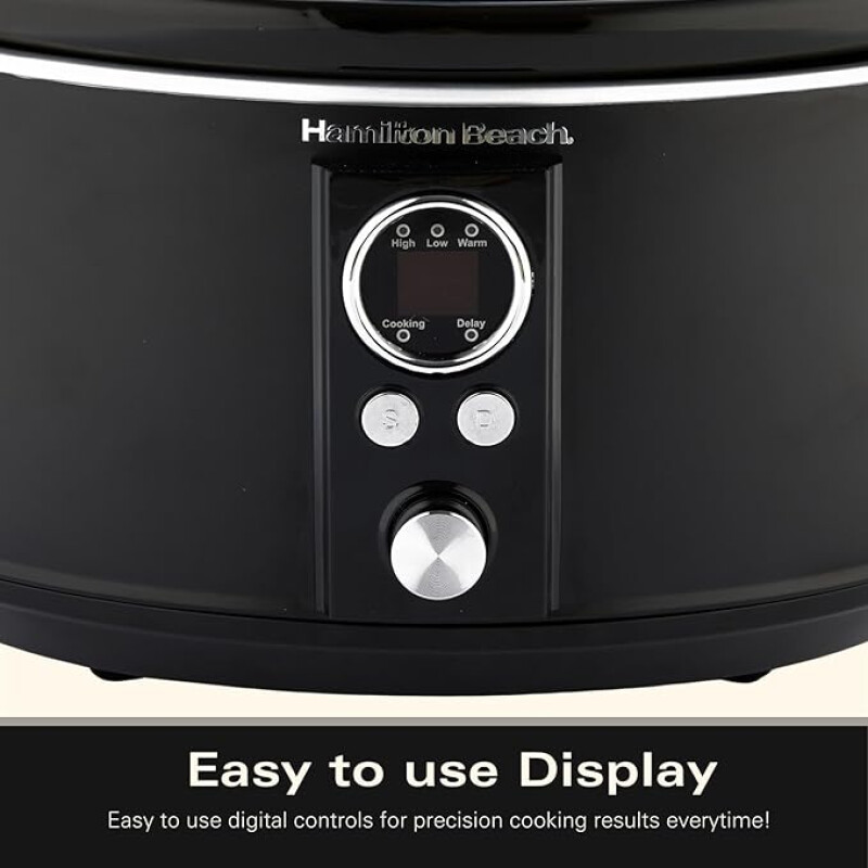 SLOWCOOKER DIGITAL NEGRA 6.5 LTS SLOWCOOKER DIGITAL NEGRA 6.5 LTS