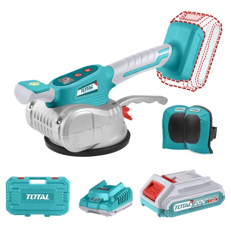 Ventosa Vibradora Inalámbrica 20v Para Cerámicas 50Kg - 1 Batería 2.0Ah Ventosa Vibradora Inalámbrica 20v Para Cerámicas 50Kg - 1 Batería 2.0Ah