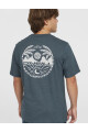 Remera O'Neill Circle Back Print Steel Azul Remera O'Neill Circle Back Print Steel Azul
