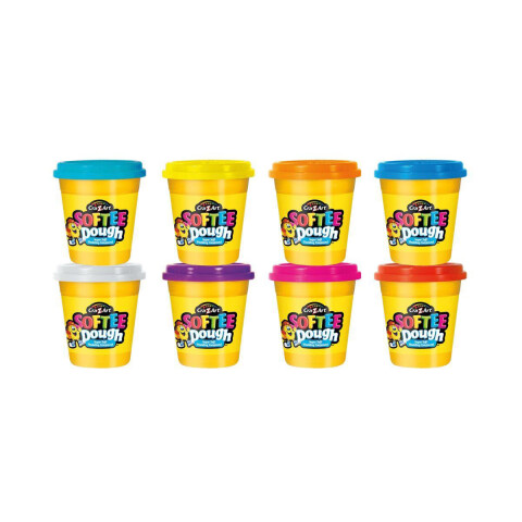 Softee Dough Pack x 8 Latas de Masas Colores Lexibook U