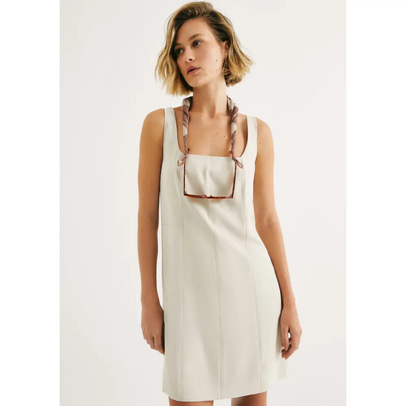 VESTIDO FEM BRANCO