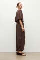 Pantalon abullonado chocolate