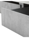 Cama c/almacenaje 1 Plaza 90x200 BILLUND bl/ho Cama c/almacenaje 1 Plaza 90x200 BILLUND bl/ho