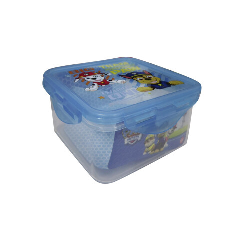 Pote Plástico Cuadrado Paw Patrol 290ml U