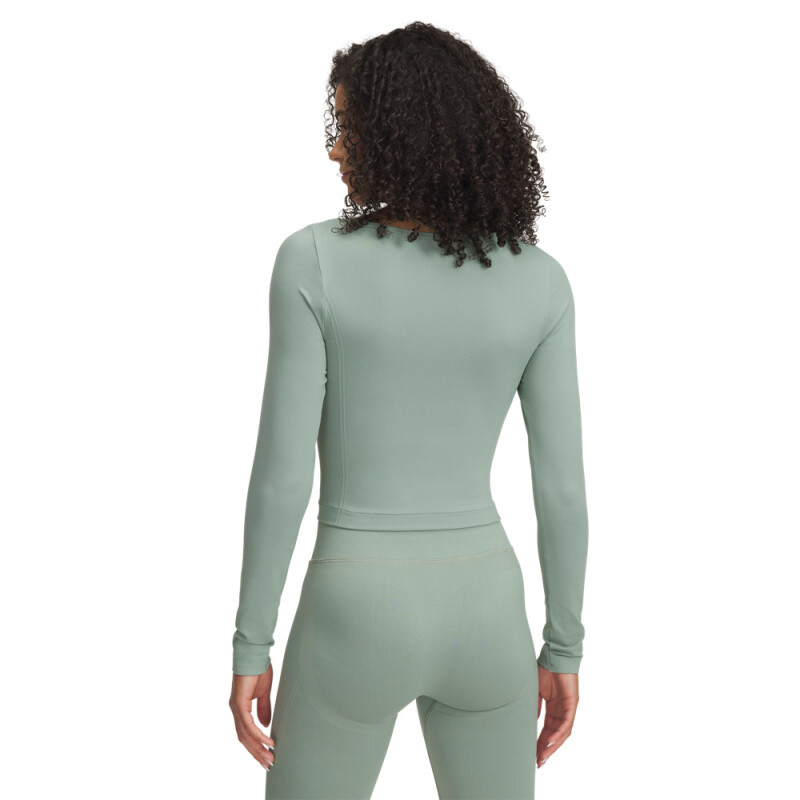 UA Vanish Seamless LS-GRN GRN-348