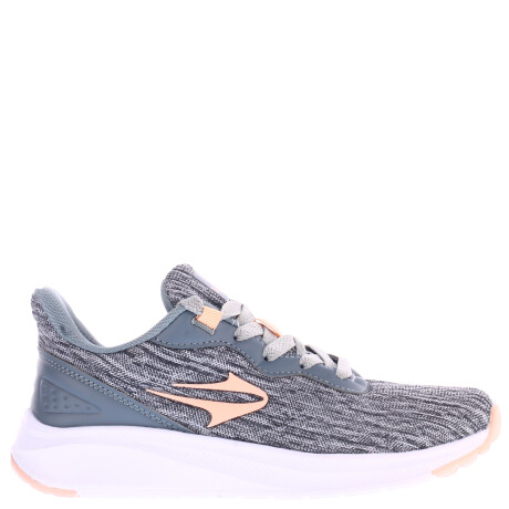 Championes de Mujer Topper Core Gris - Rosa