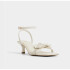 DAISYROSE SILVER SYNTHETIC WHITE/BONE