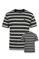 Remera O'Neill Brush Stripe Negro