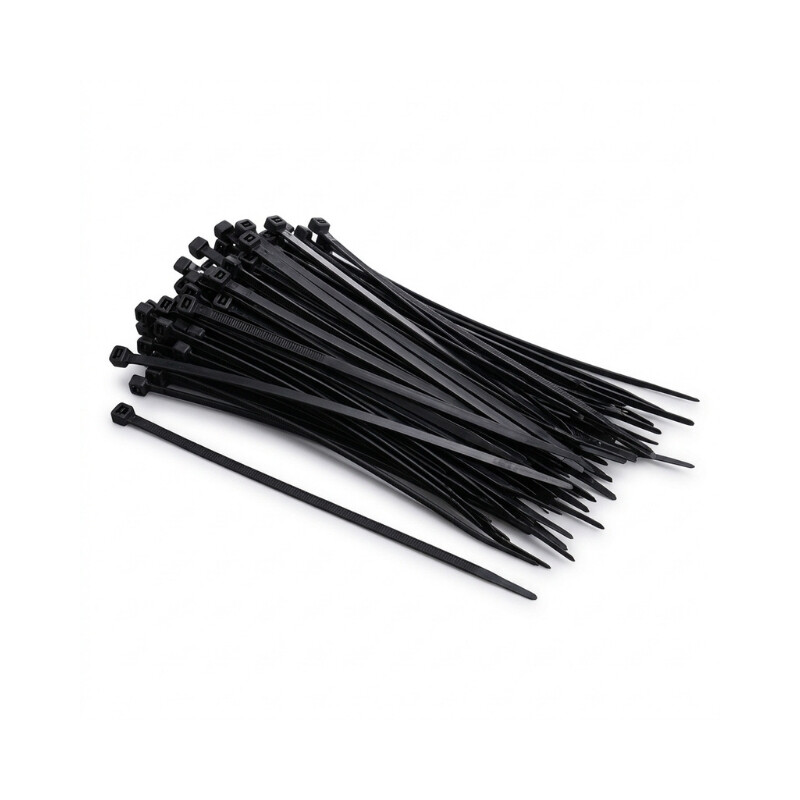 Precinto Plástico 2,5 × 100 mm – Pack de 150 Unidades Precinto Plástico 100 mm Pack De 150 Unidades Negro