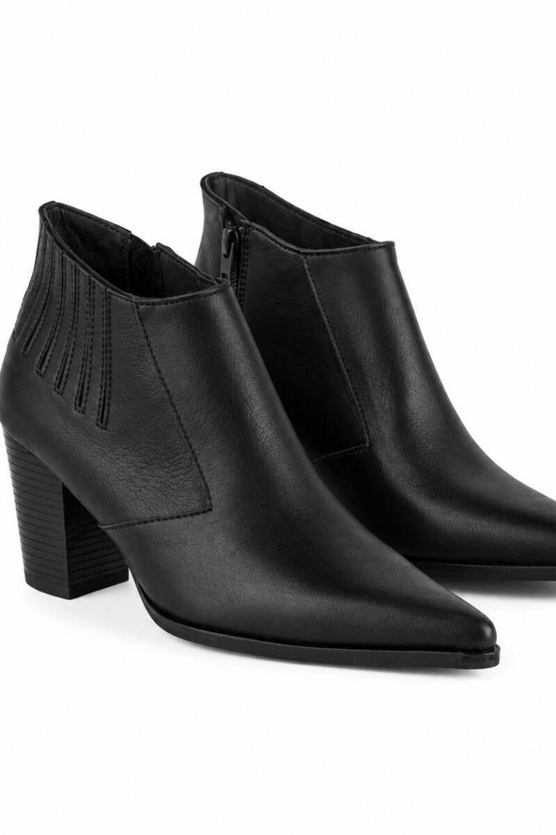 Botin con elastico Negro