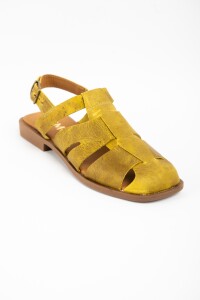 Cangrejera Cuero Mostaza
