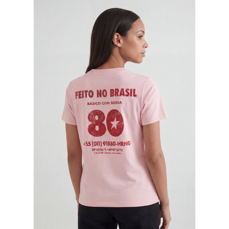 BLUSA MM FEM ROSA CLARO