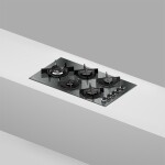 Anafe 5 Hornallas Vidrio HOME PRO Negro