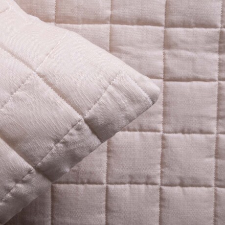 SET DE ACOLCHADO SUPER KING POLIESTER NATURAL-BEIGE CHAMBRAY AVENA